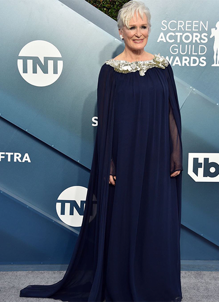 Гленн Клоуз в платье Oscar de la Renta на премии Гильдии киноактеров США