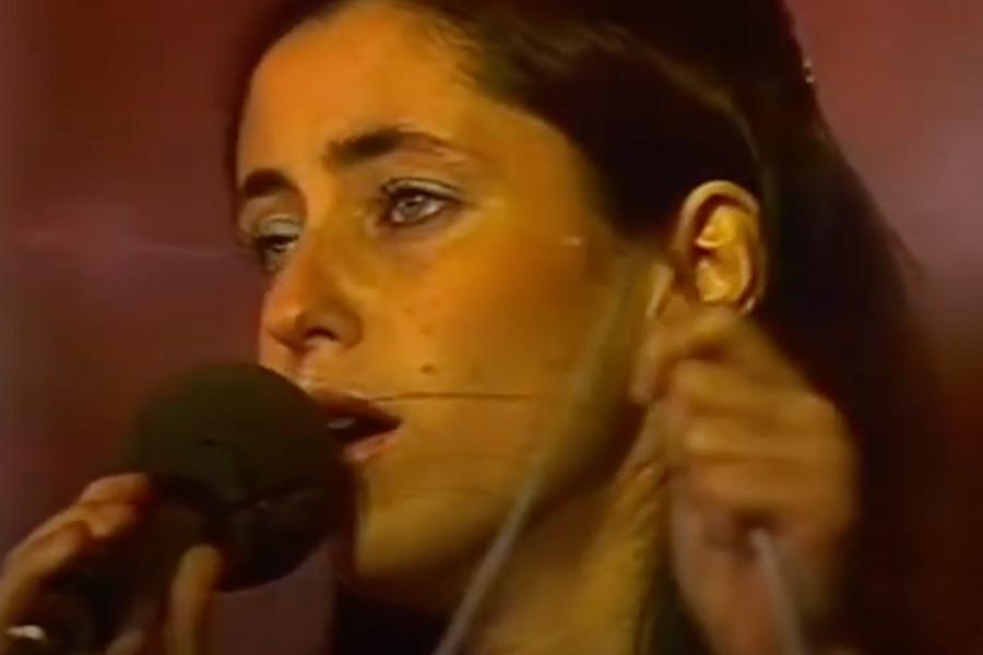 Тамара Гвердцители во время выступления на фестивале &laquo;Красная гвоздика&raquo;, 1981 год