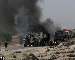 Наркоторговцы подорвали бронетранспортер полиции в Афганистане
