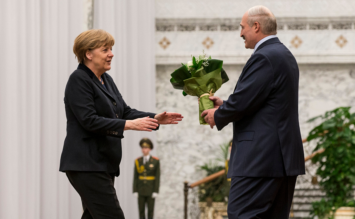 Александр Лукашенко и Ангела Меркель
