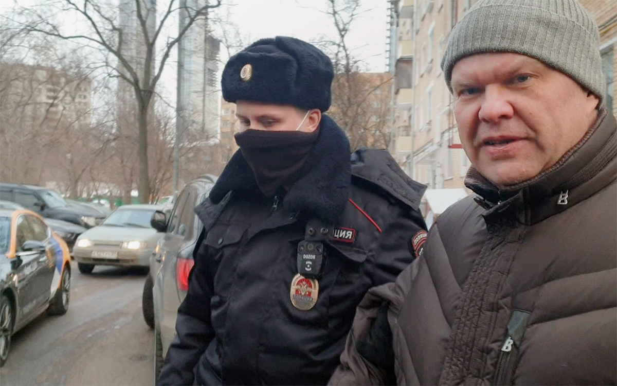 Митрохин сообщил о задержании в Москве за акцию 23 января