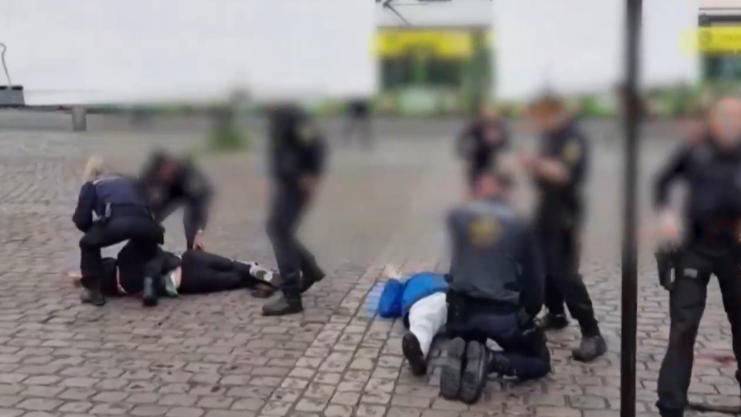 Нападение на погибшего в Германии полицейского появилось в Сети. Видео
