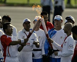 Олимпийский огонь прибыл в Индию