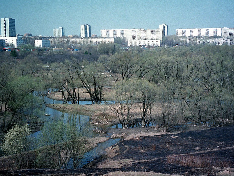 Вид на реку Сетунь. 1999 год