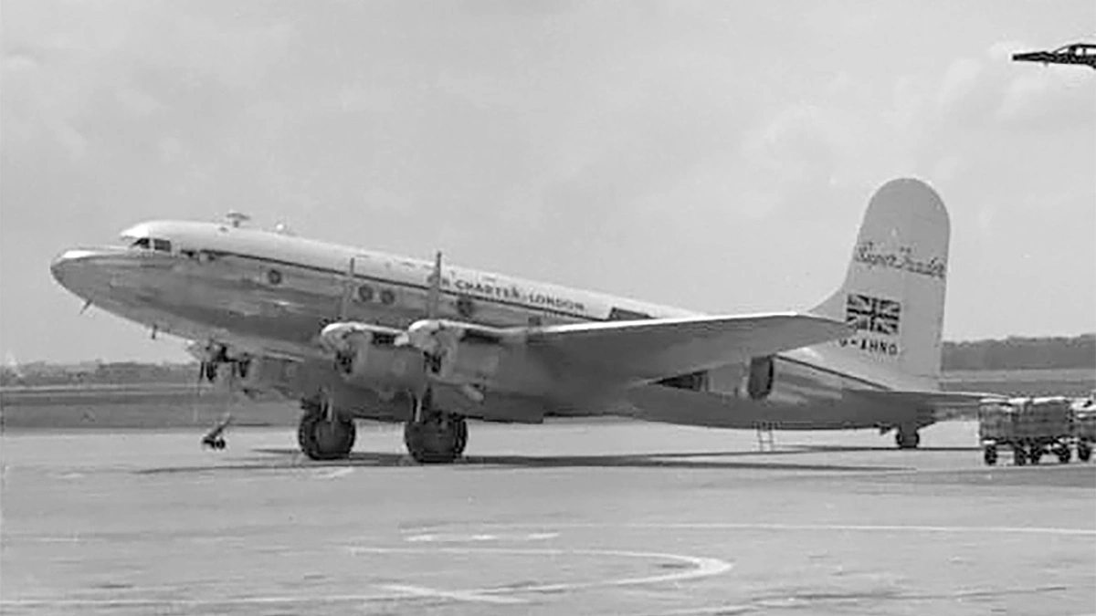 <p>Avro Tudor Mk.IVB Super Trader, похожий на самолет, который исчез</p>
