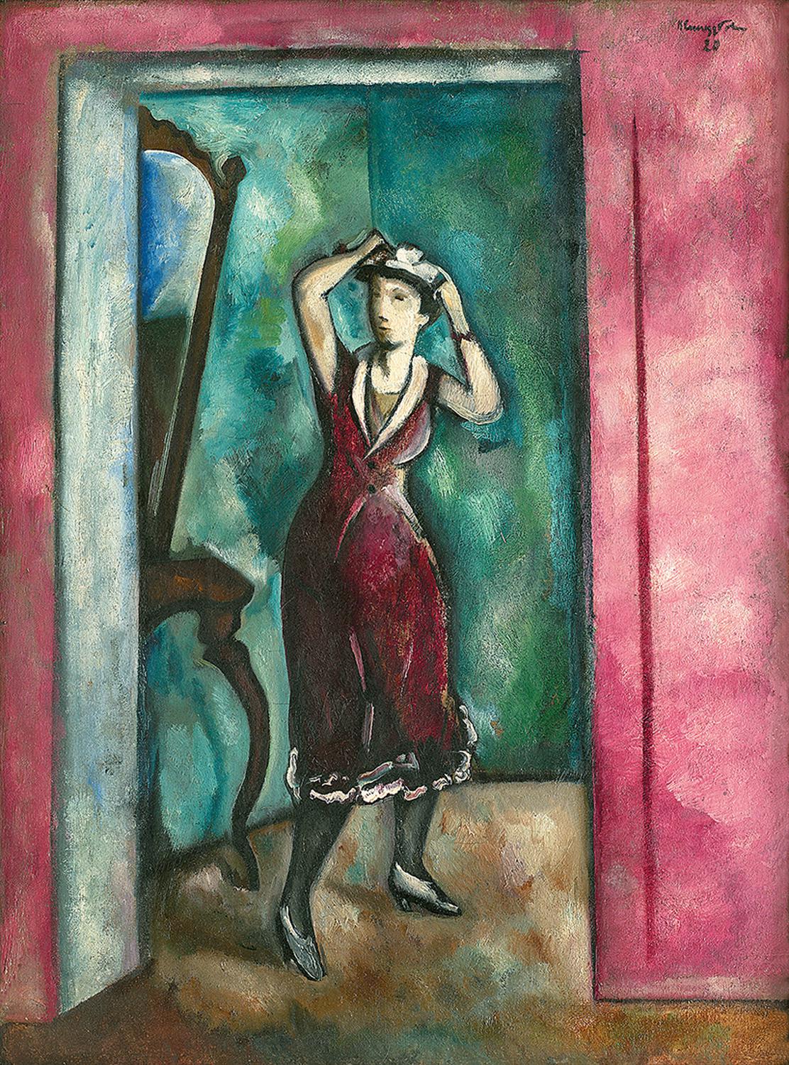 Николай Синезубов. «У зеркала», 1920. Вятский художественный музей имени В. М. и А. М. Васнецовых, Киров