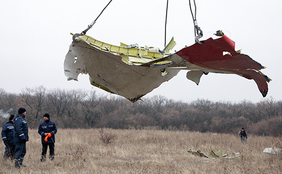 Обломки разбившегося на Украине малайзийского&nbsp;Boeing. Архивное фото