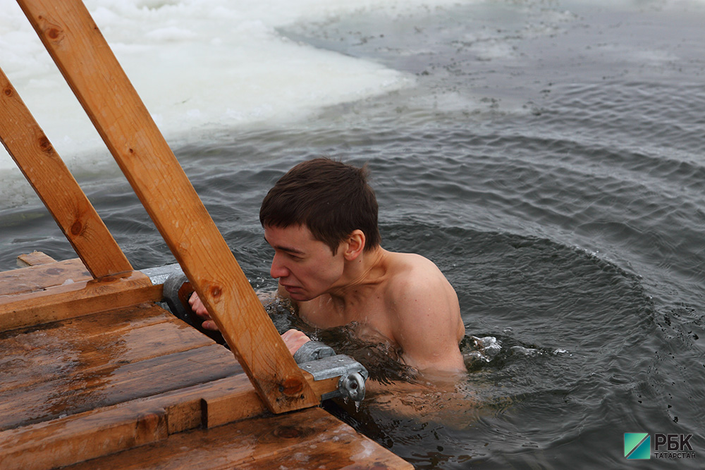 Праздник Крещения Господня на реке Казанка