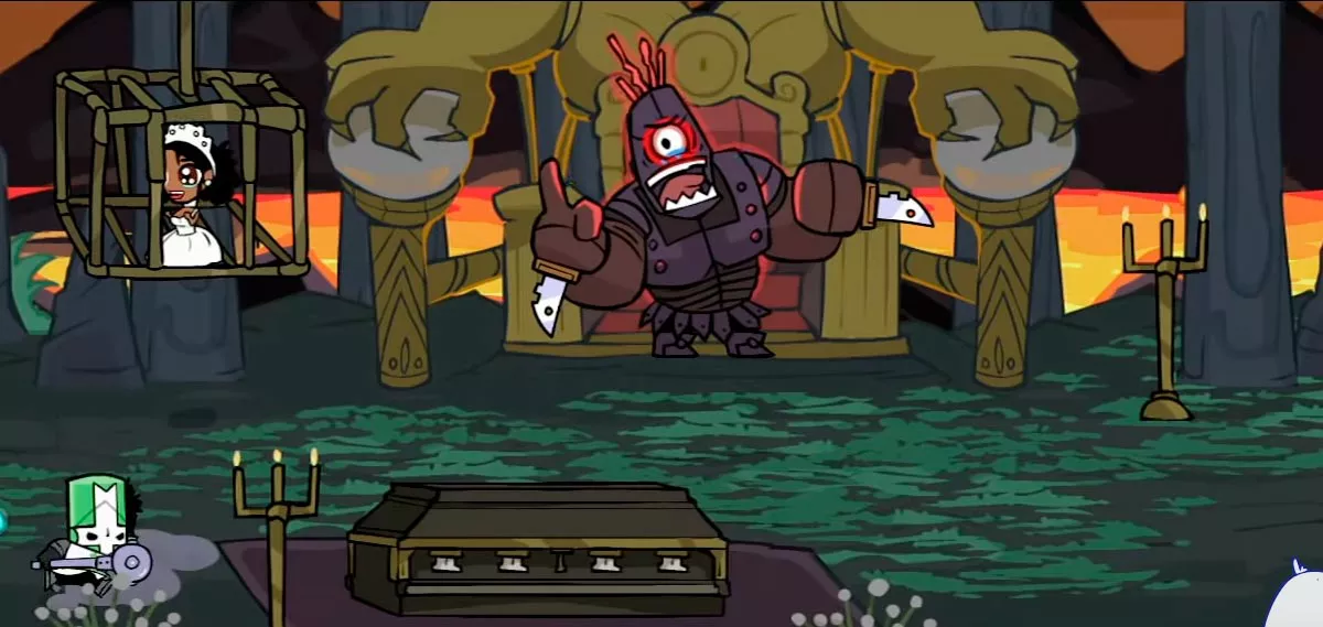 <p>Скриншот из игры Castle Crashers</p>