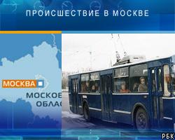 В  Москве  в троллейбус ударила молния 