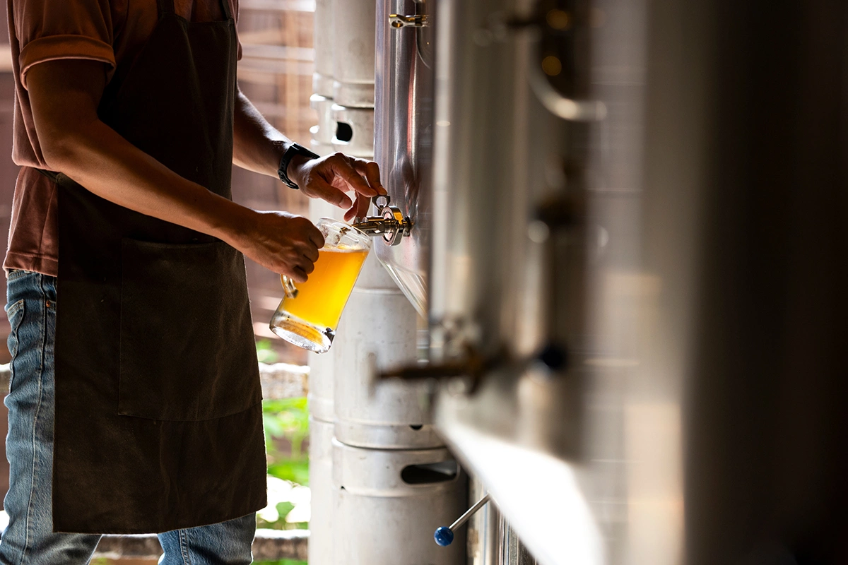 Объем производства пива крепостью от 0,5 до 8,6% в России в январе 2025 года составил 53,4 тыс. декалитров