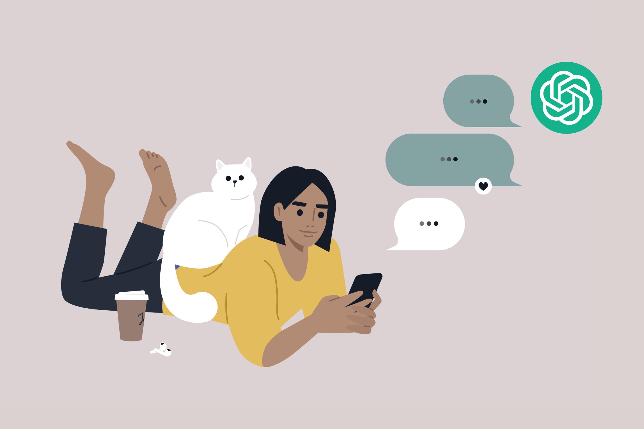 «Люди идут к ChatGPT, потому что он не отказывает, не отворачивается, не уходит. Он всегда рядом и доступен в том же окне, где музыка, еда и переписка»