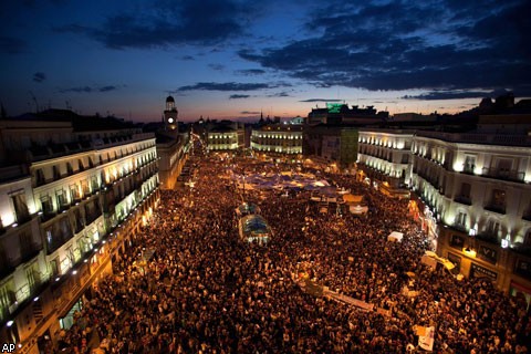 Мадрид охвачен акциями протеста: испанцы недовольны безработицей