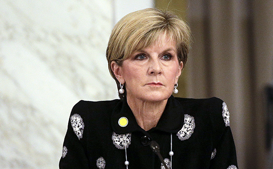 Министр иностранных дел Австралии Джули Бишоп


