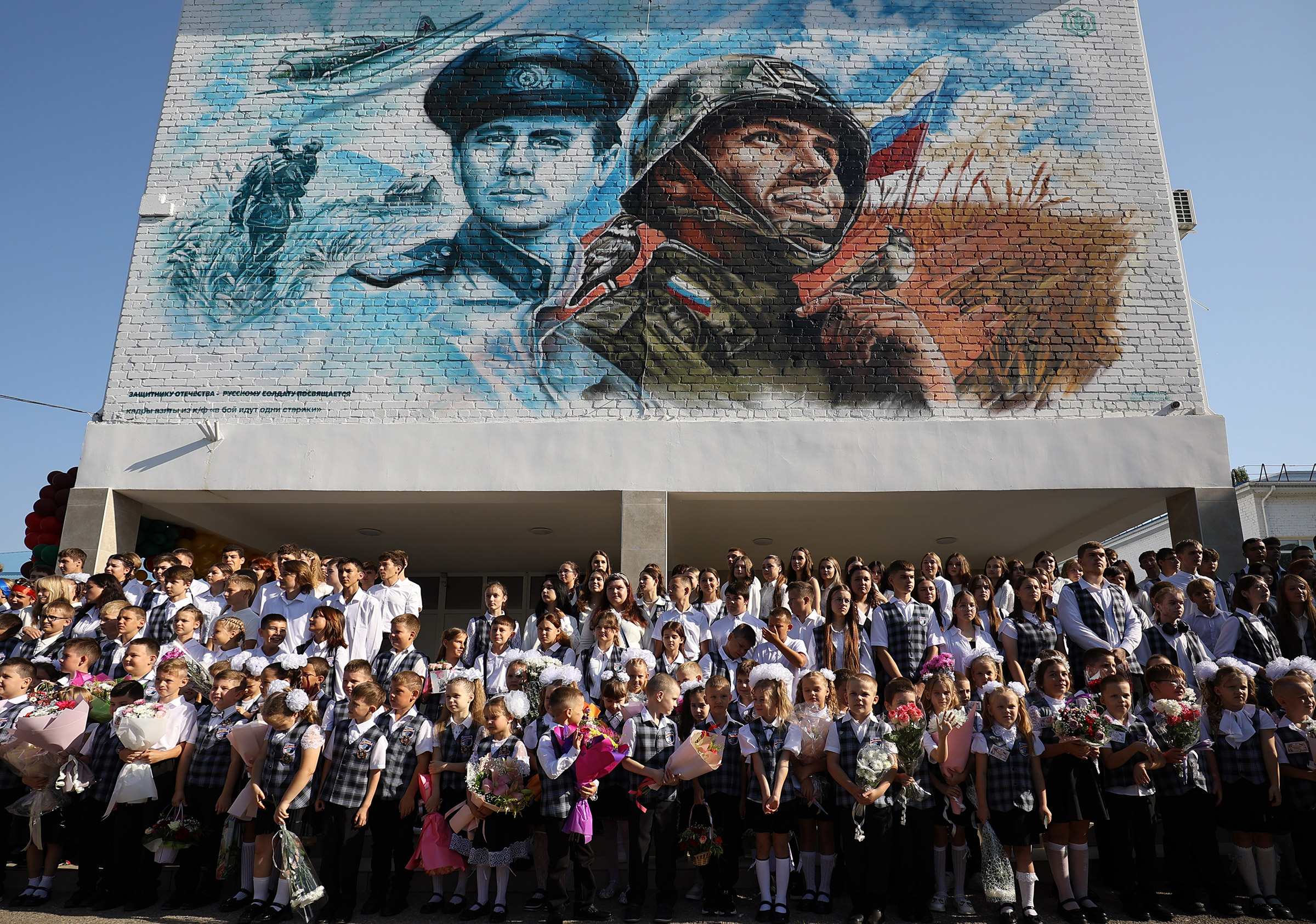 Тимашевск, Краснодарский край.&nbsp;

К 1 сентября в России построили около&nbsp;1,7 тыс. новых школ,&nbsp;заявил в преддверии начала учебного года министр просвещения страны&nbsp;Сергей Кравцов. Однако откроется к началу учебного года только 43.&nbsp;