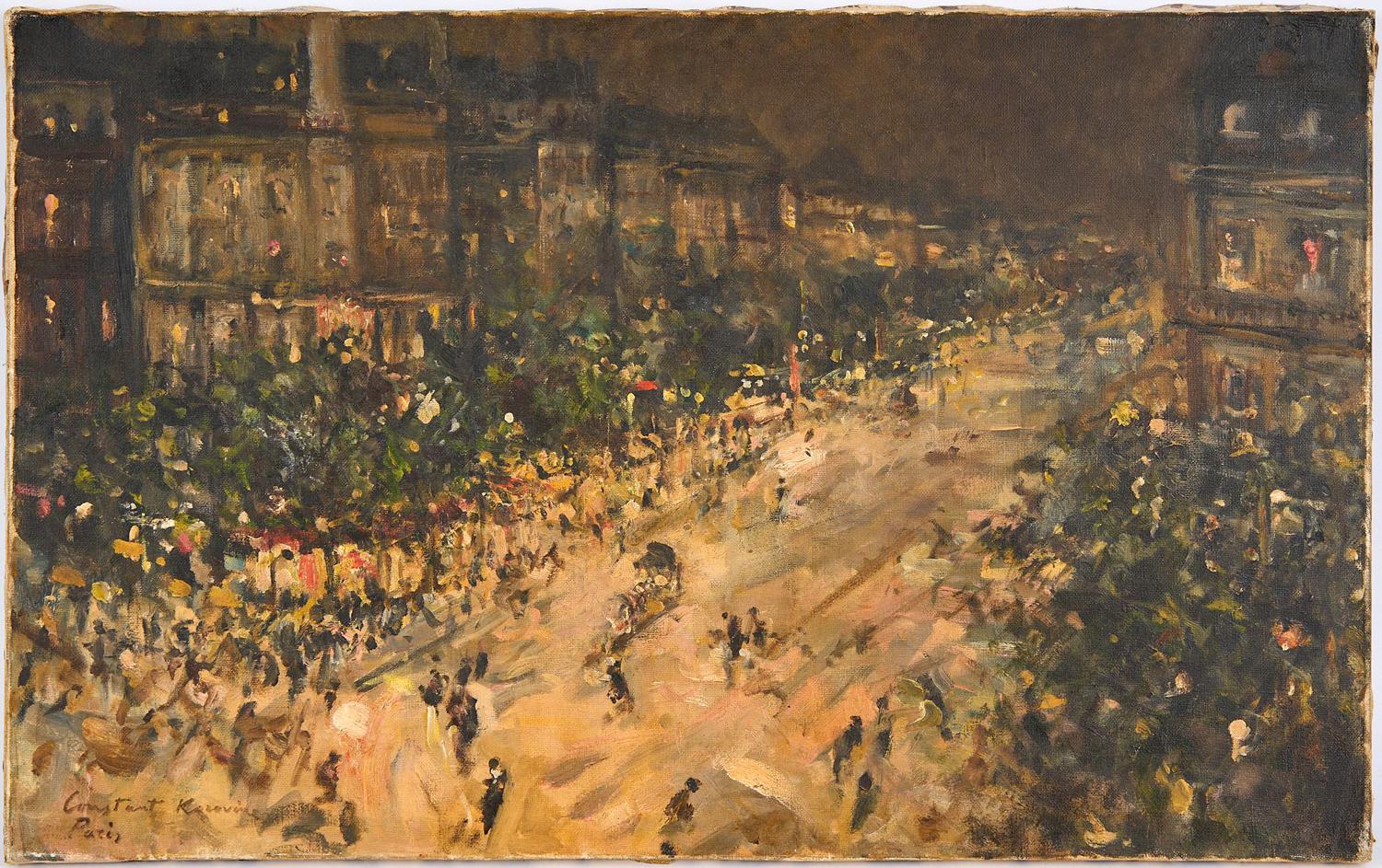 Константин Коровин,&nbsp;&laquo;Парижская улица&raquo;, 1920-е