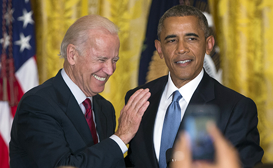 Вице-президент США Джо Байден и&nbsp;президент США Барак Обама