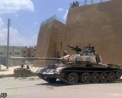 Сирия ввела танки в город на границе с Турцией