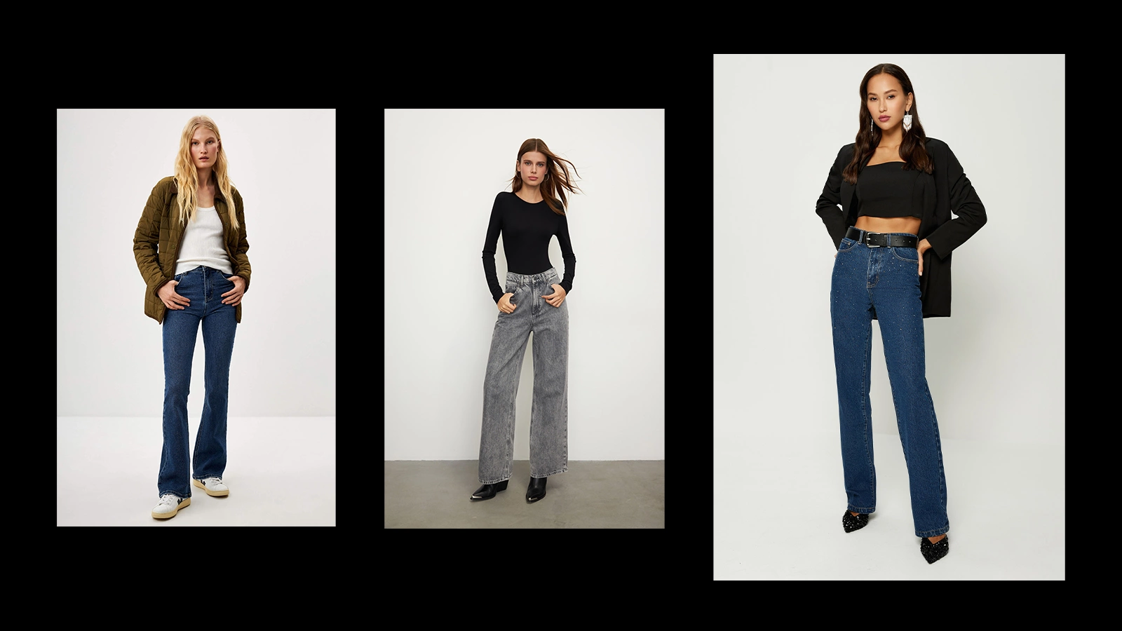 Стилизации с темно-синими джинсами – с чем носить джинсы, чтобы выглядеть сногсшибательно
