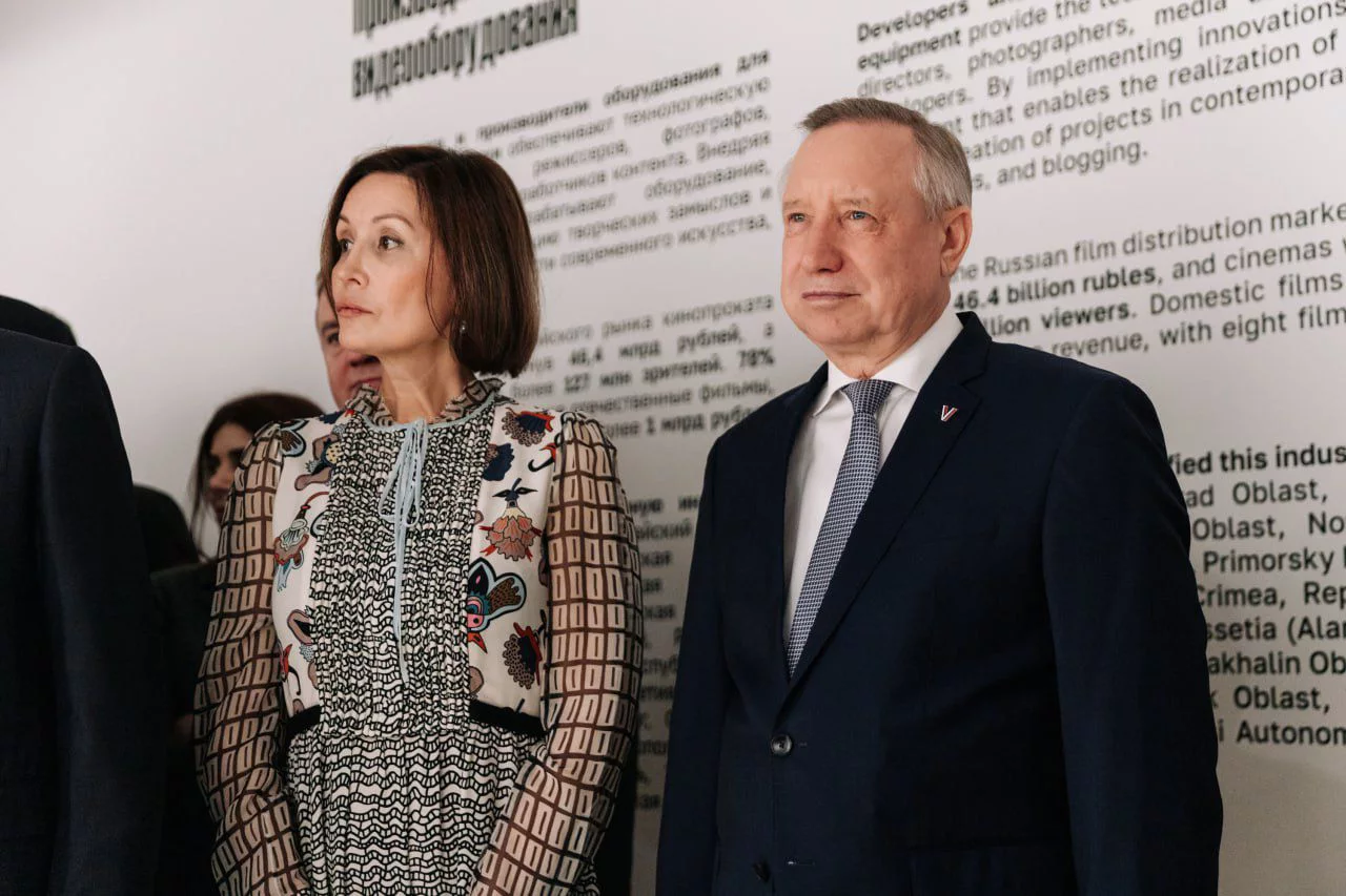 . Гендиректор Агентства стратегических инициатив по продвижению новых проектов Светлана Чупшева и губернатор Санкт-Петербурга Александр Беглов