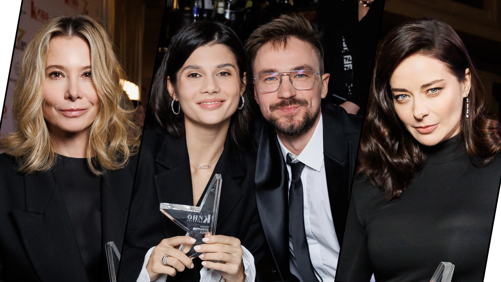 Юлия Высоцкая, Александр Петров с женой Викторией, Марина Александрова