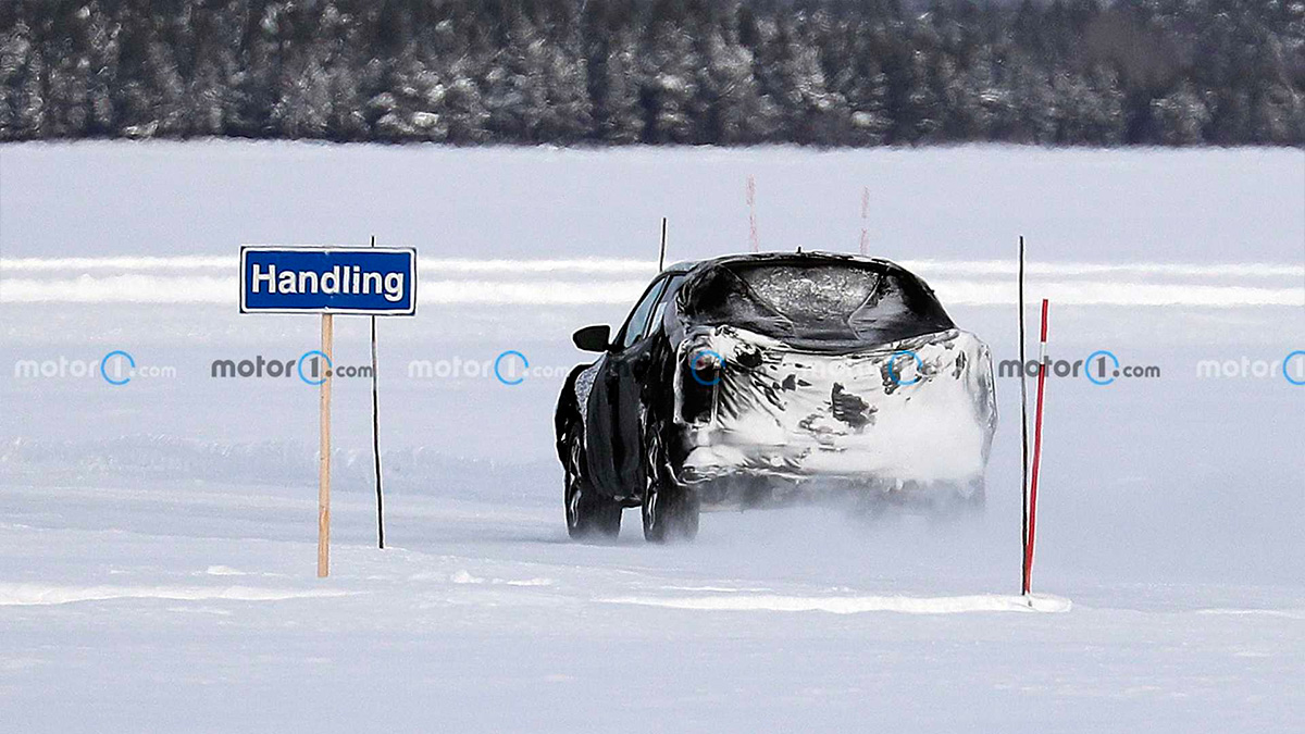 Первый пикап Hyundai испытали на замерзшем озере. Фото
