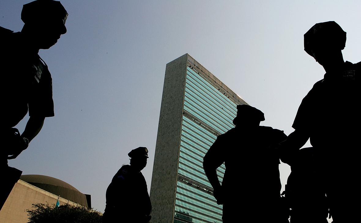 Вид на здание штаб-квартиры ООН