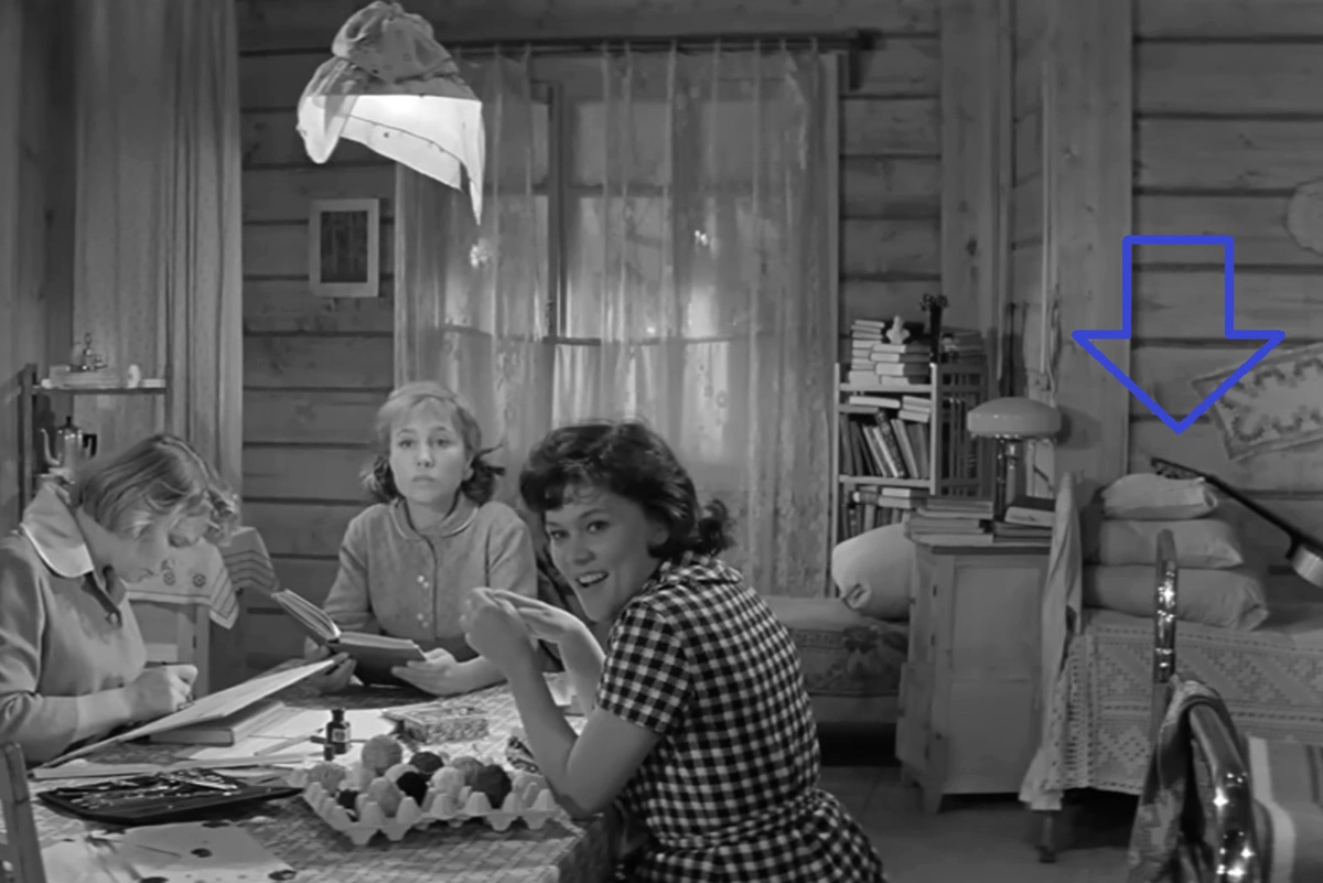 Кадр из фильма «Девчата» (1961), режиссер Юрий Чулюкин