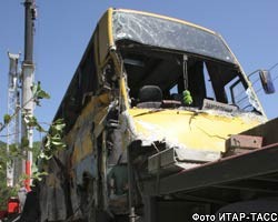 В Крыму разбился автобус с туристами