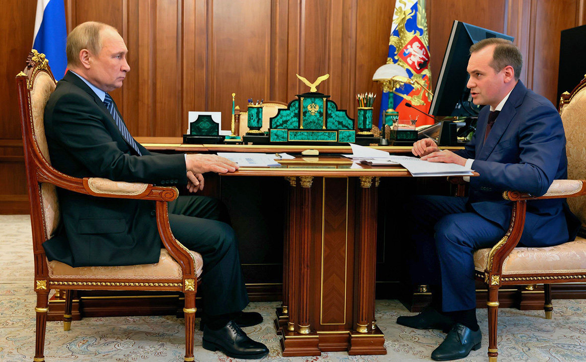 Владимир Путин и Артем Здунов