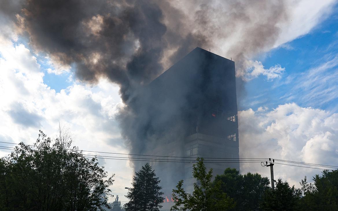 Силовики задержали собственницу сгоревшего здания во Фрязино