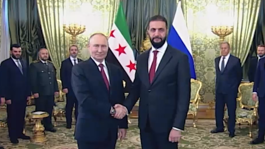 Путин встретился со свергнувшим Асада президентом Сирии