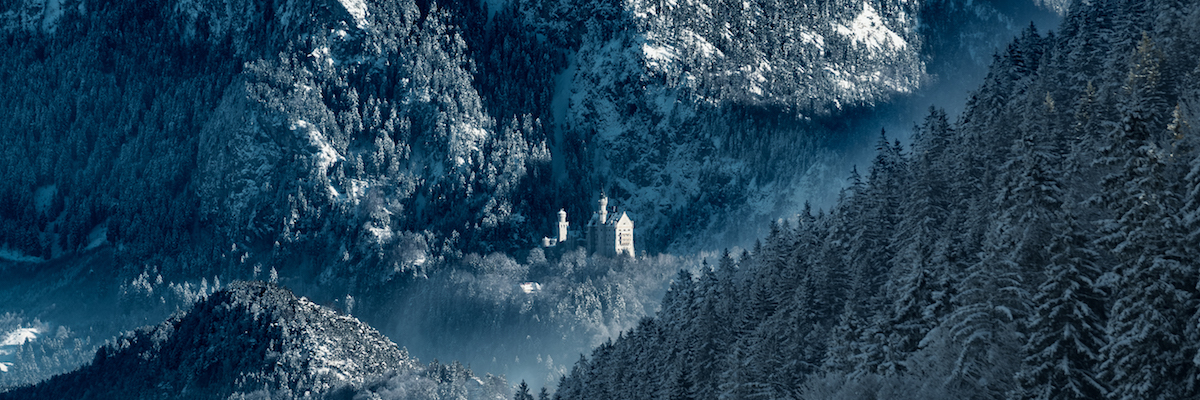 Замок Нойшванштайн зимой, Германия. Категория&nbsp;&laquo;Ощущение места&raquo;


