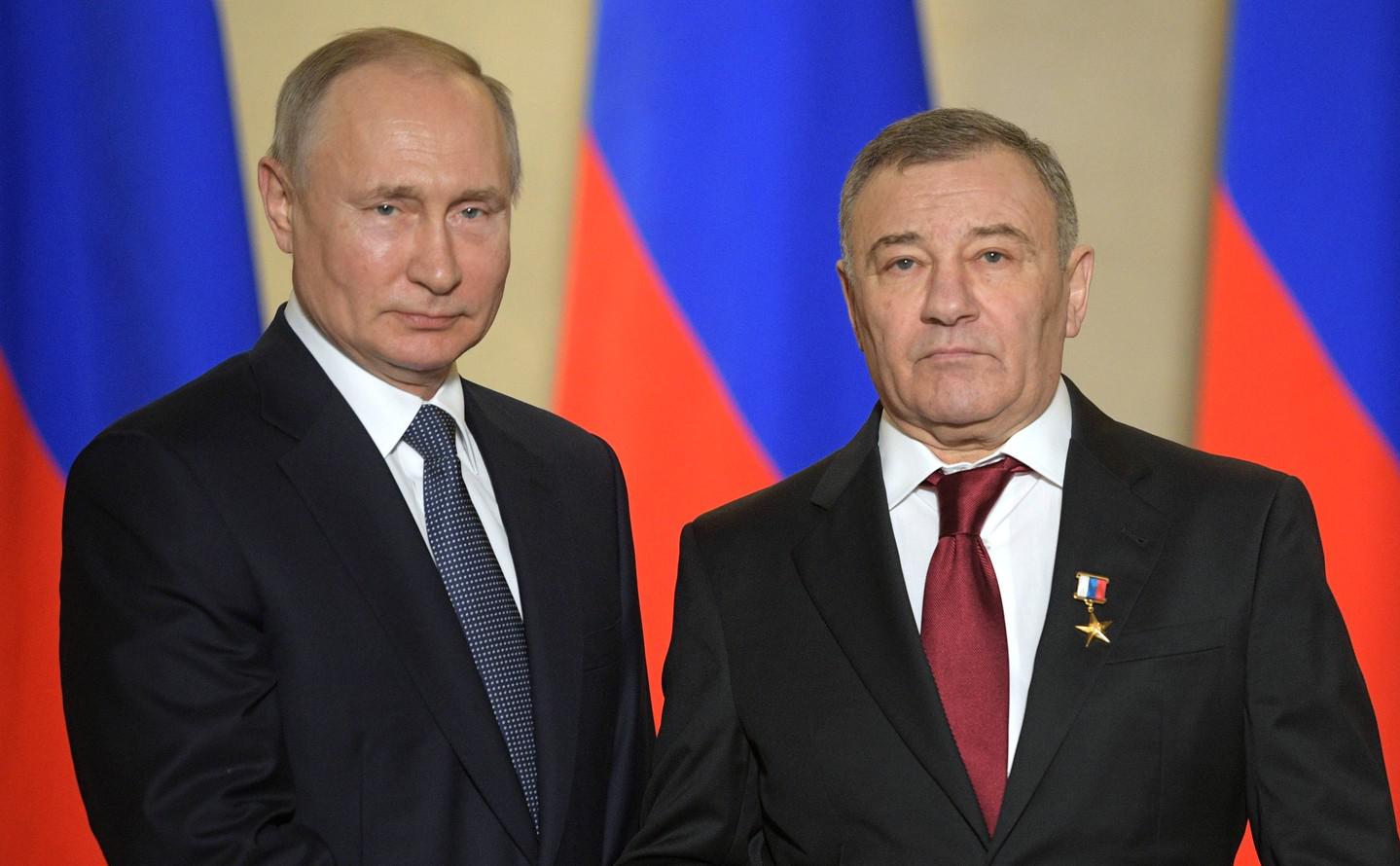 Владимир Путин и Аркадий Ротенберг