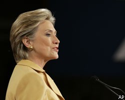 Х.Клинтон победила на первичных выборах в "супервторник"