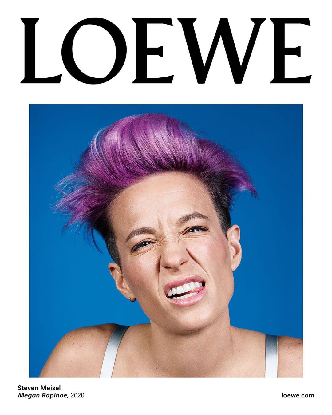 Меган Рапино в рекламной кампании Loewe, январь 2020
