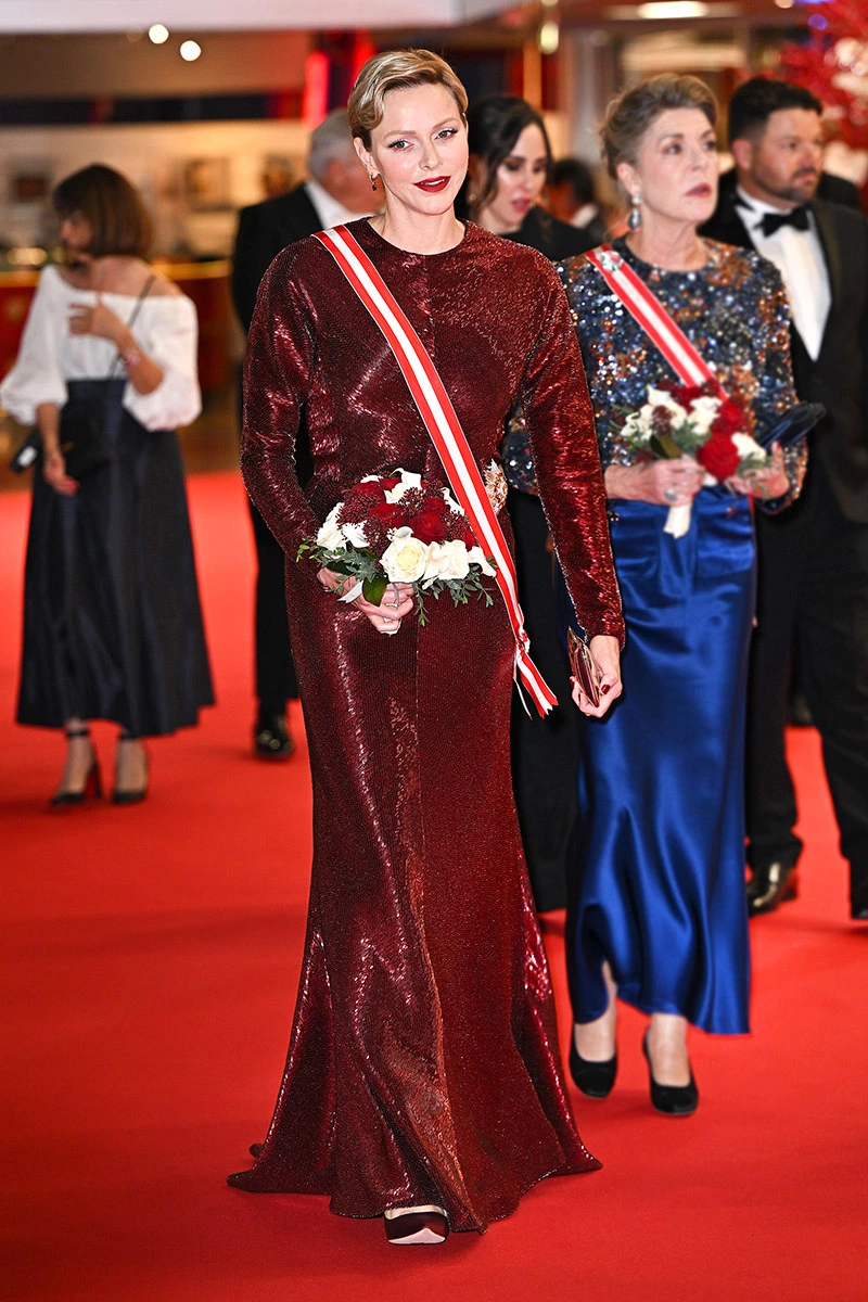 <p>Княгиня Шарлен на праздновании Национального дня Монако, 19 ноября 2023 года</p>