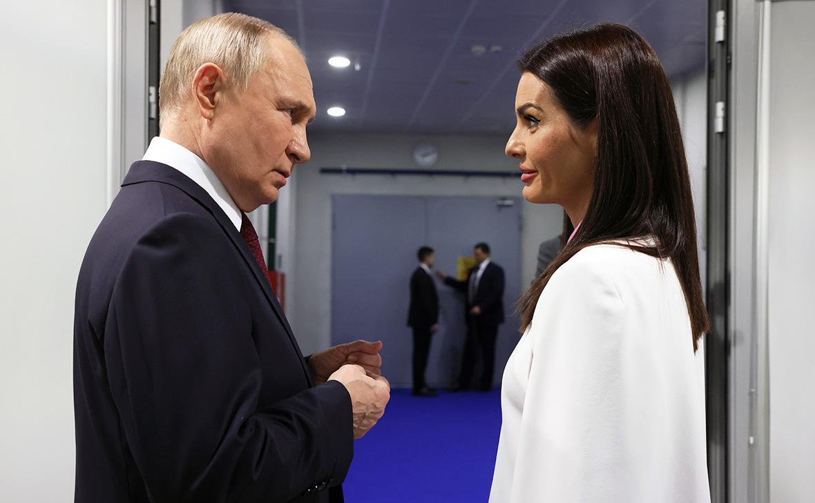 Владимир Путин и Евгения Гуцул