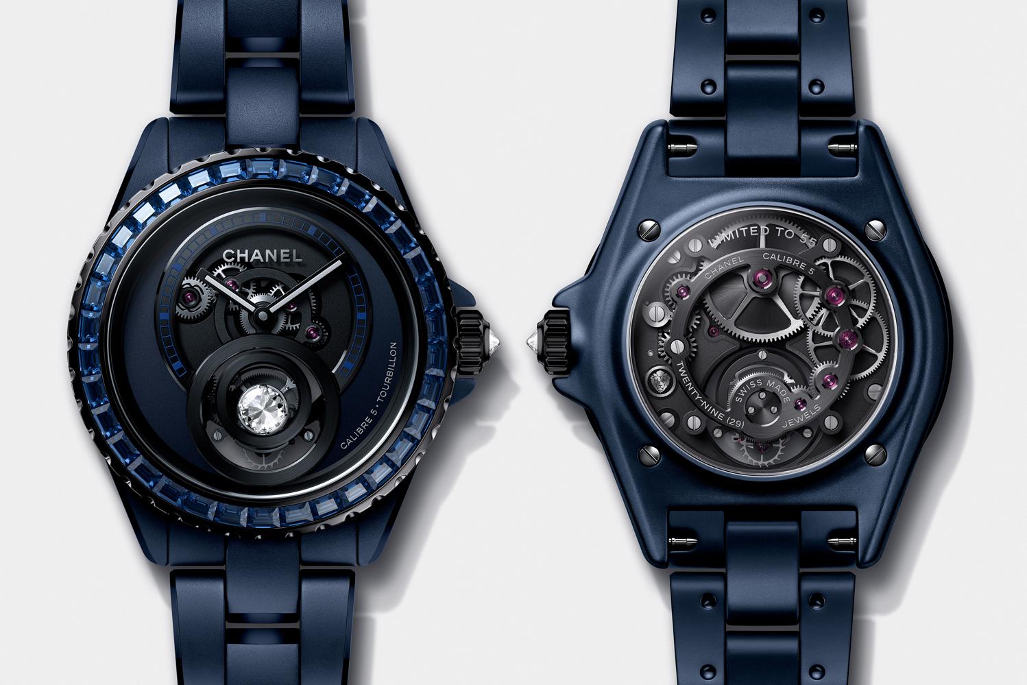 J12 BLUE Diamond Tourbillon, Chanel
