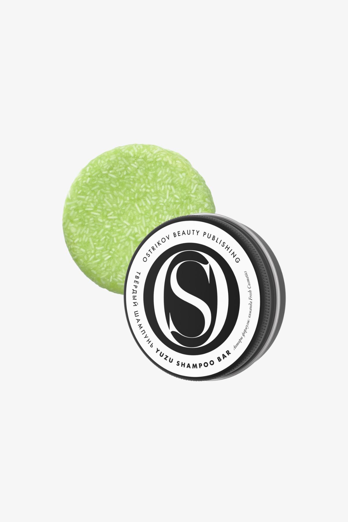 Твердый шампунь для всех типов волос с ароматом юдзу Yuzu Shampoo Bar, Ostrikov Beauty Publishing, 1197 руб. (&laquo;Рив Гош&raquo;)