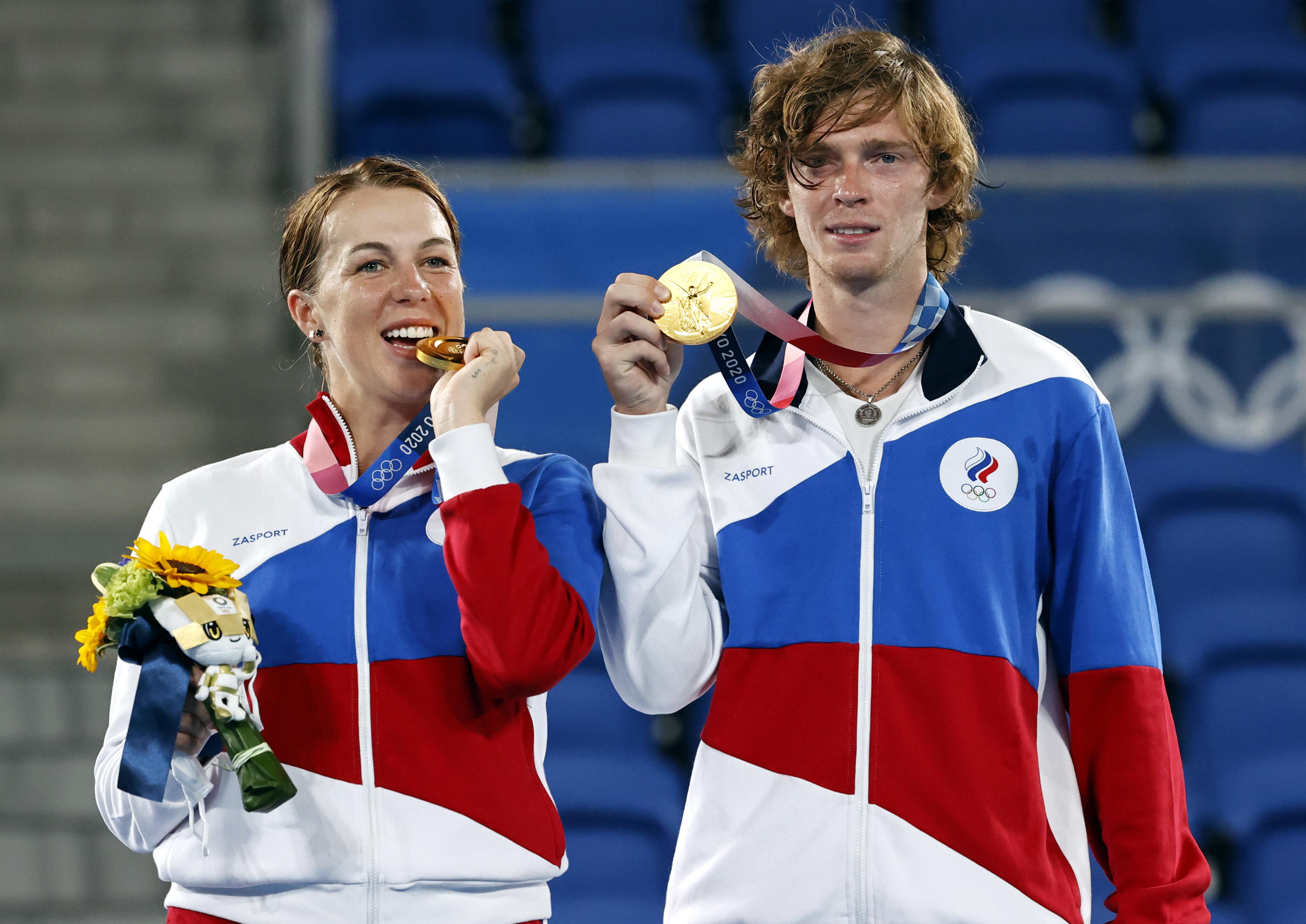 Олимпиада-2020 в Токио. Анастасия Павлюченкова и Андрей Рублев