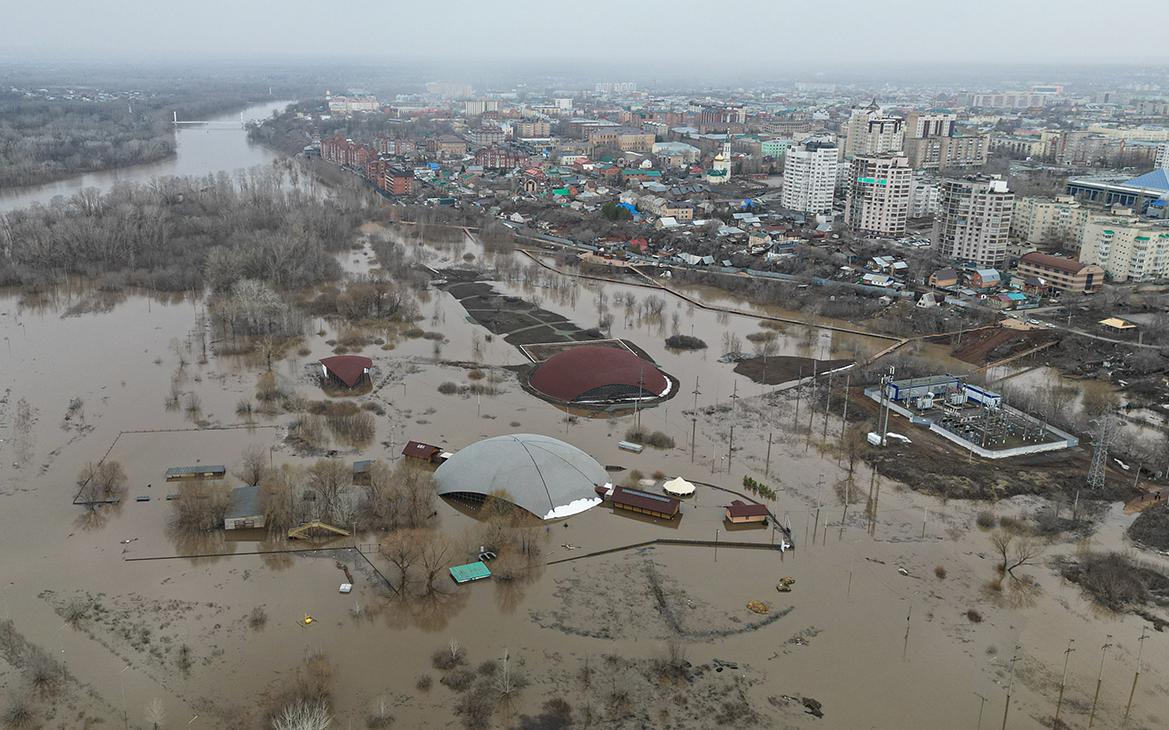 Уровень воды в Оренбурге приблизился к опасному на 9 см