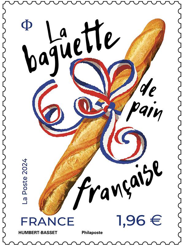 Почта Франции выпустила марки с ароматом багета
