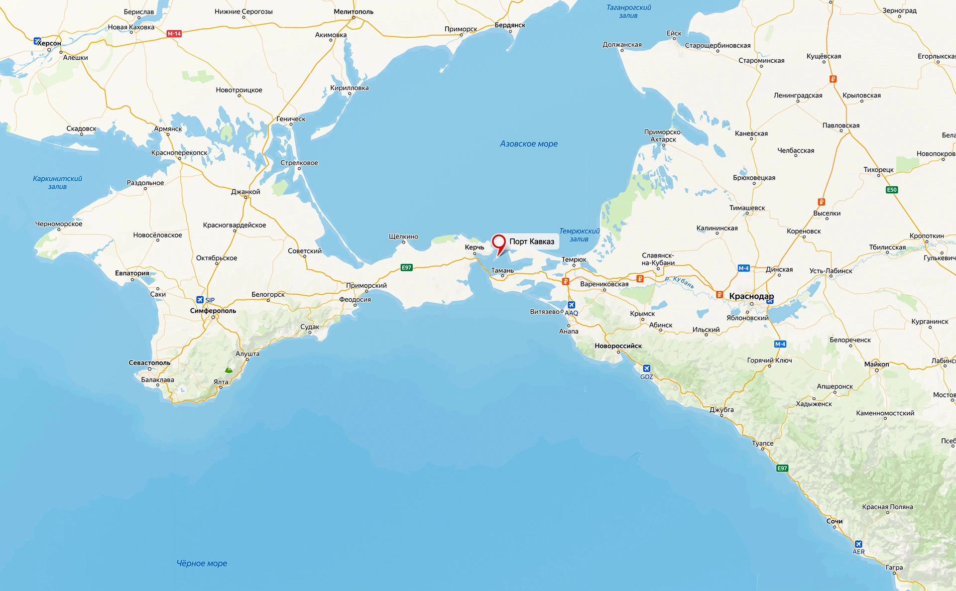 сервис «Яндекс.Карты»