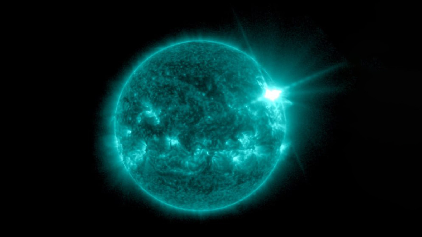 Вспышка на солнце 