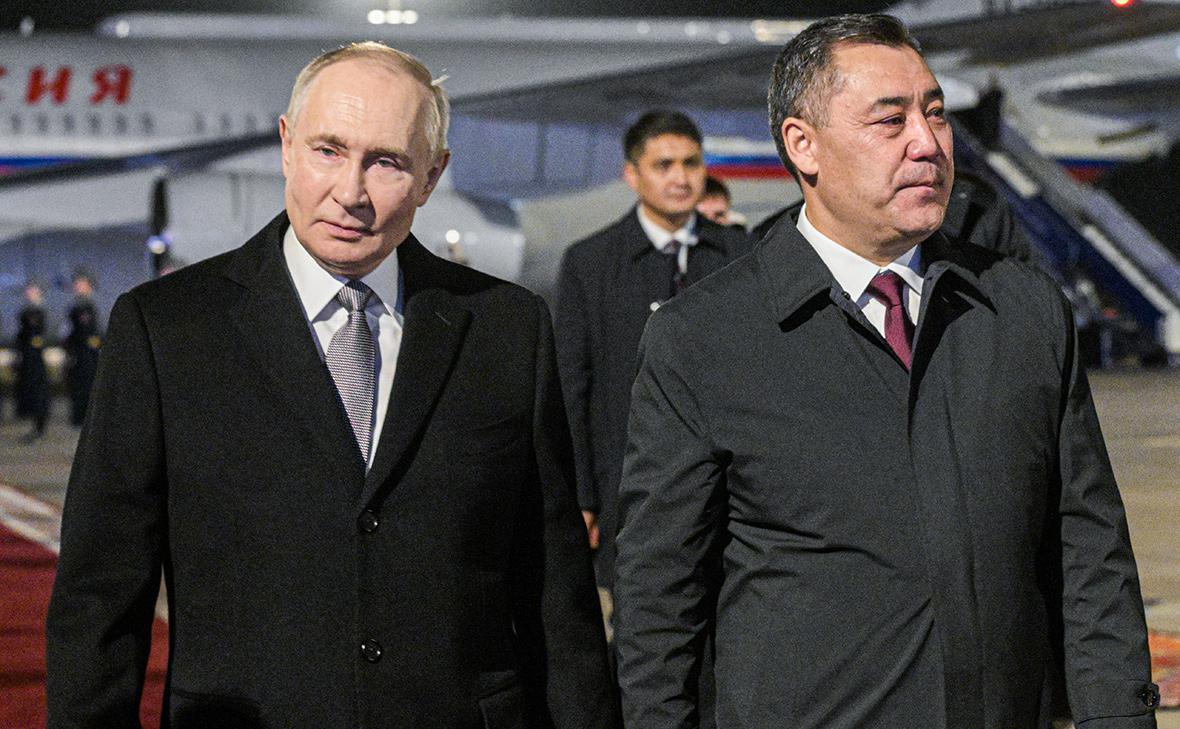 Путин прибыл на переговоры с Жапаровым