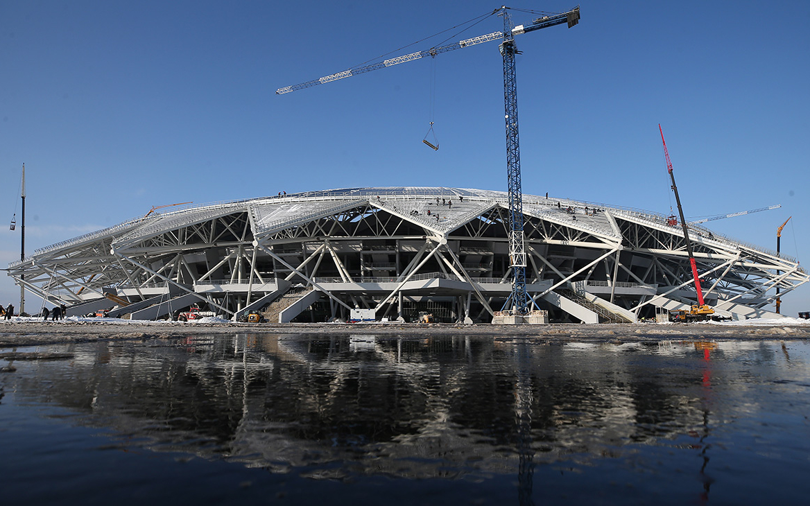 СК возбудил дело за фиктивные работы при строительстве стадионов ЧМ-2018