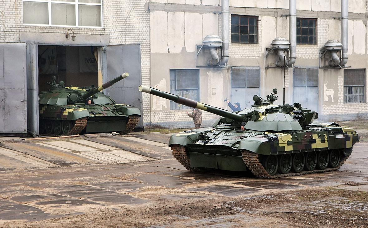Модернизированные танки Т-72 ВСУ