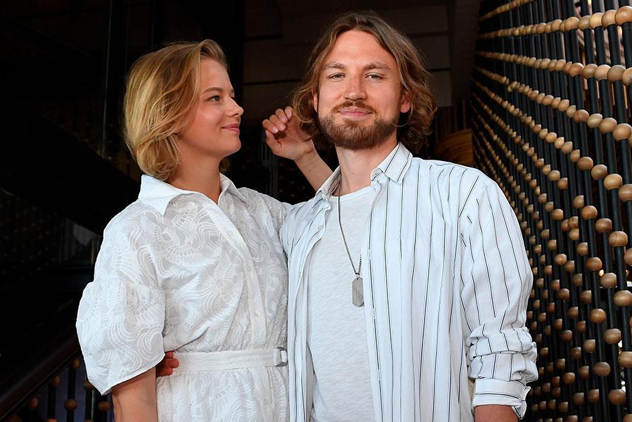 Александра Бортич с бизнесменом Евгением Савельевым