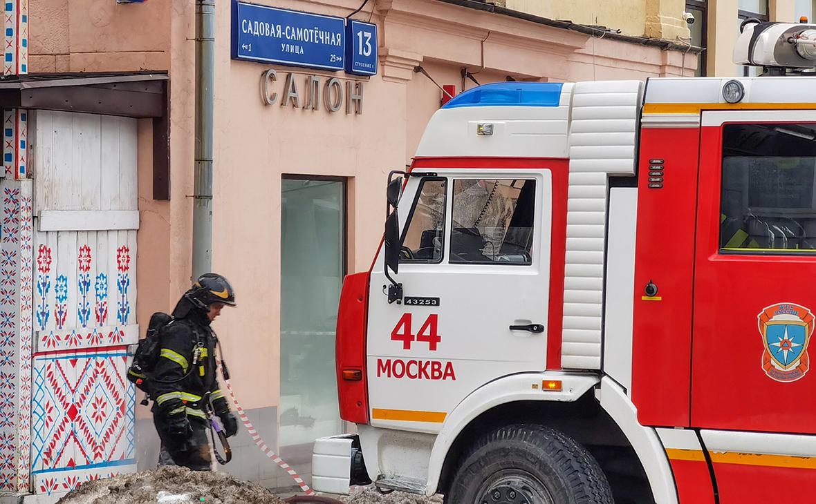 В центре Москвы потушили пожар в ресторане Тарас Бульба
